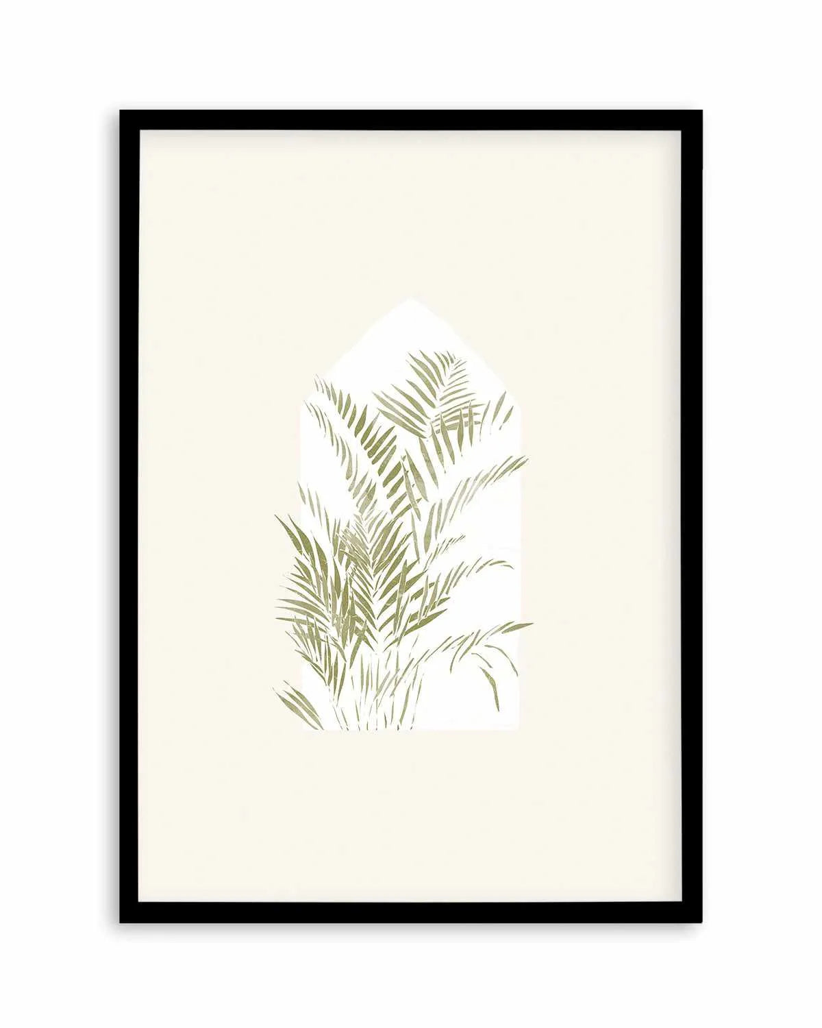 Tropical Window I by Yuyu Pont Art Print from Olive et Oriel where you can shop wallpaper and artworks online