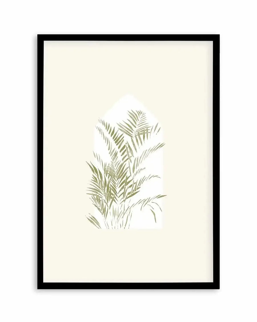 Tropical Window I by Yuyu Pont Art Print from Olive et Oriel where you can shop wallpaper and artworks online