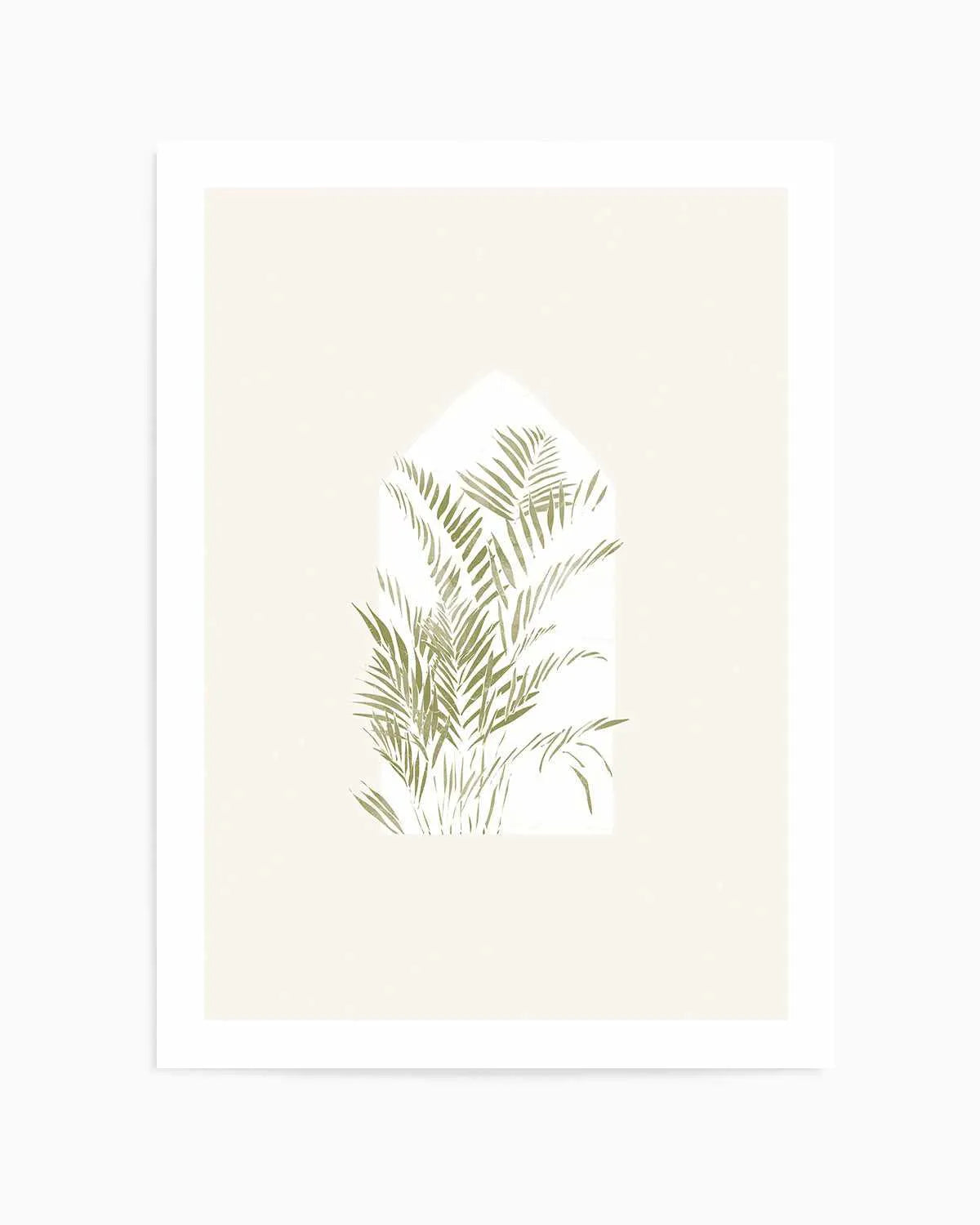 Tropical Window I by Yuyu Pont Art Print from Olive et Oriel where you can shop wallpaper and artworks online