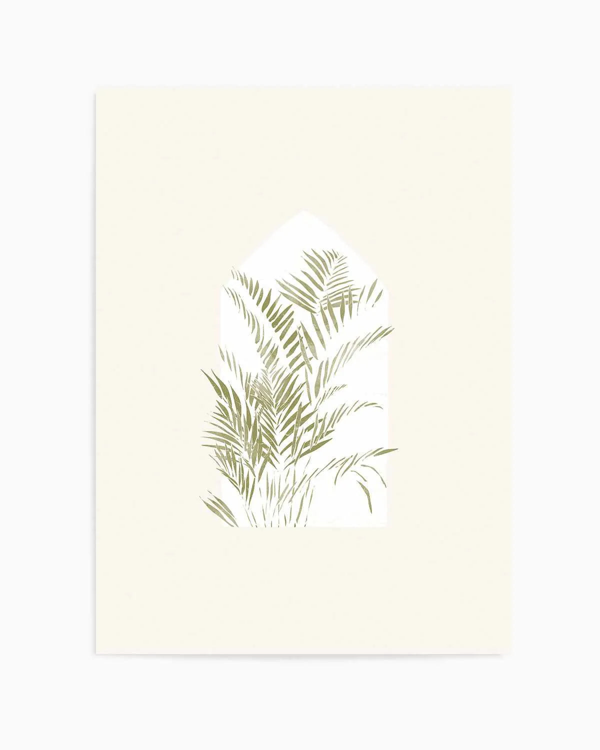 Tropical Window I by Yuyu Pont Art Print from Olive et Oriel where you can shop wallpaper and artworks online