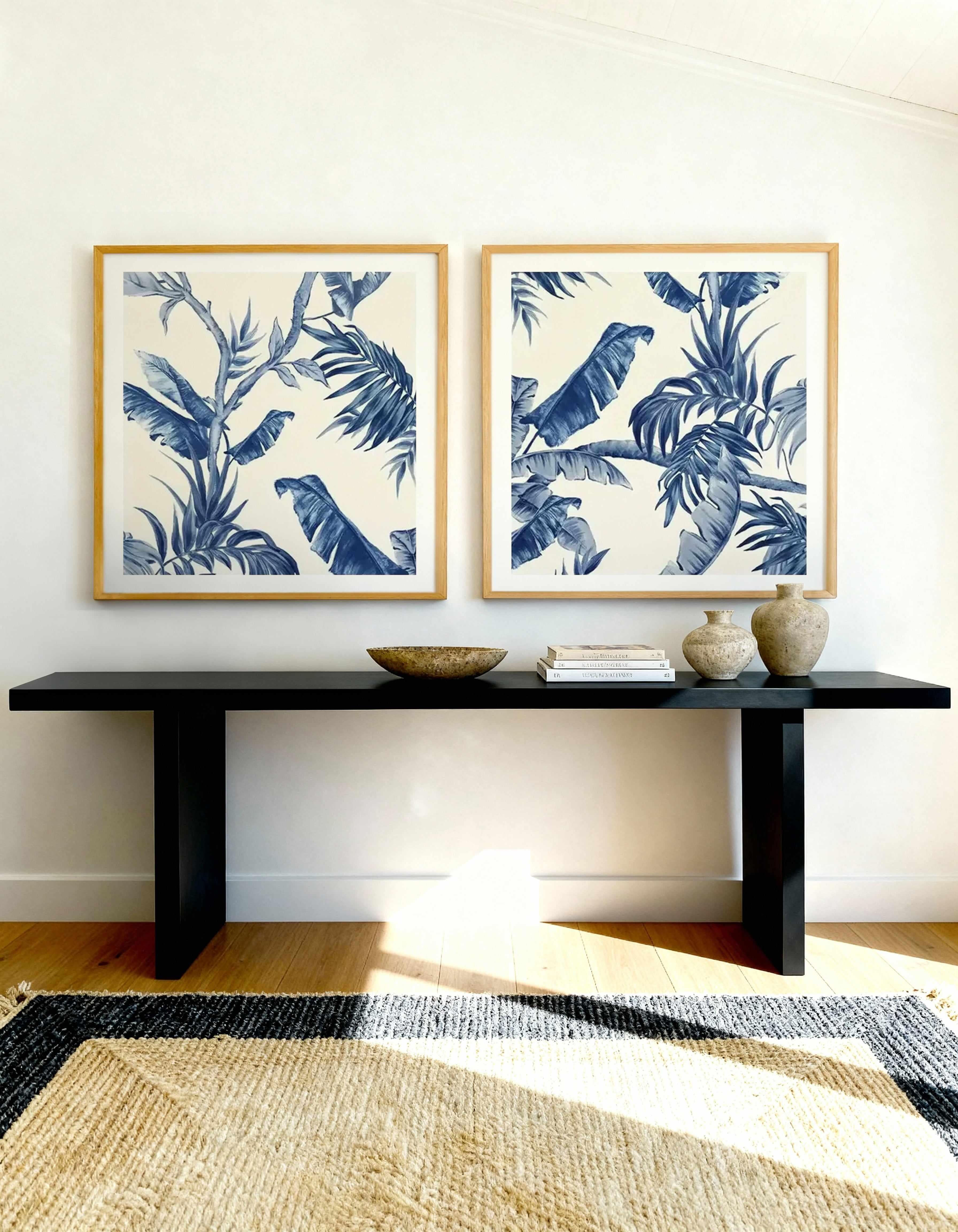 Tropical Paradiso I & II Art Print Set of 2 | Matching Wall Art