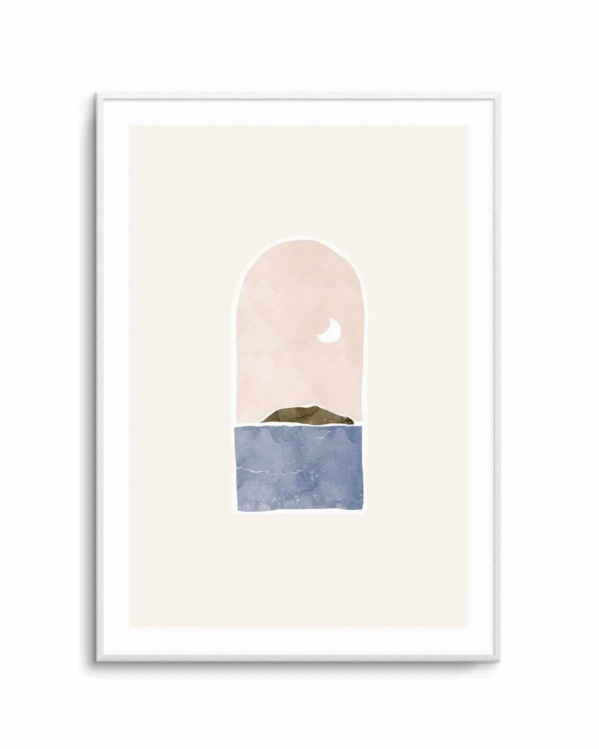 Tropical Window Landscape III by Yuyu Pont Art Print from Olive et Oriel where you can shop wallpaper and artworks online