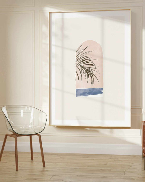 Tropical Window Landscape II by Yuyu Pont Art Print