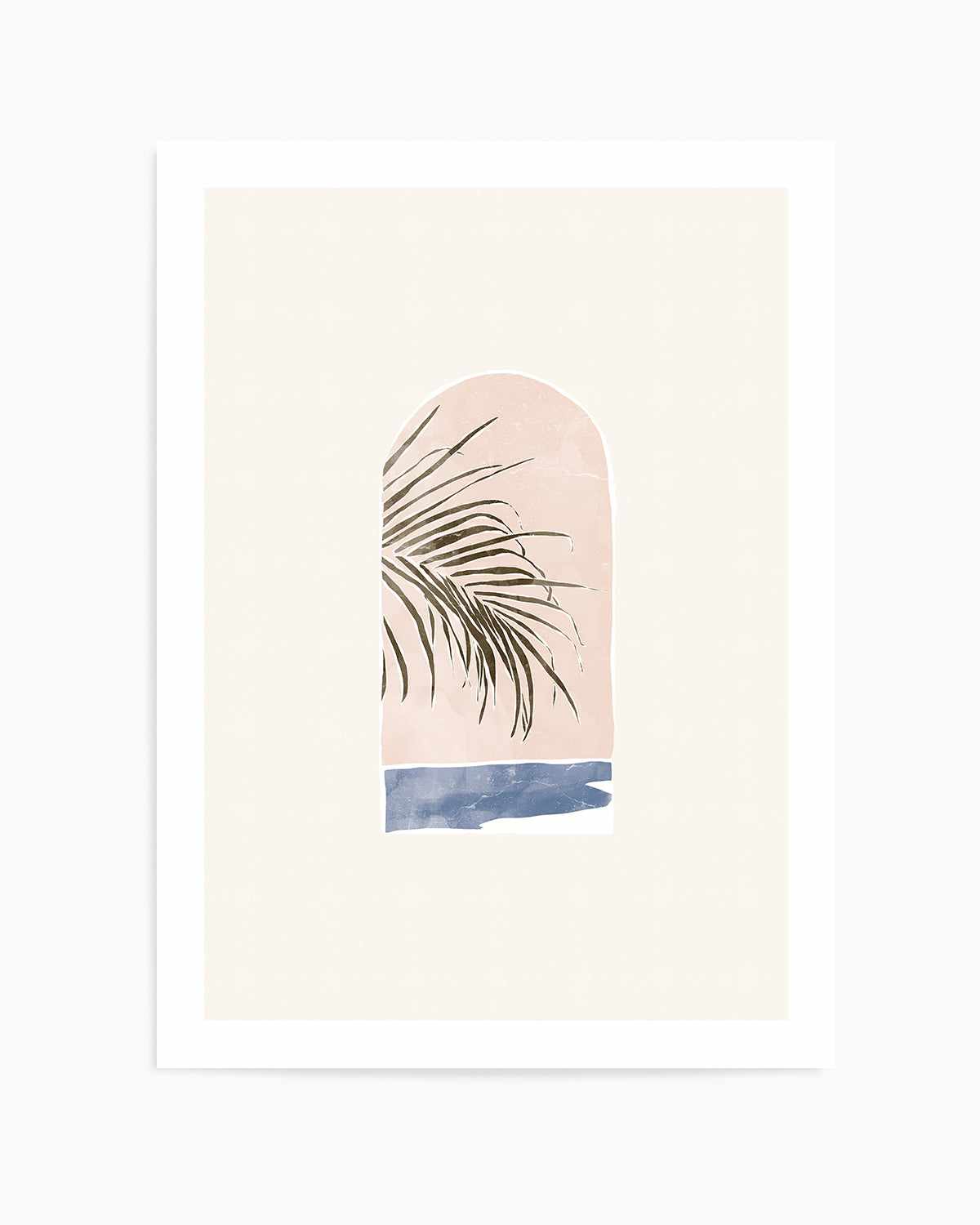 Tropical Window Landscape II by Yuyu Pont Art Print