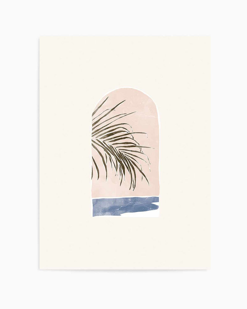 Tropical Window Landscape II by Yuyu Pont Art Print