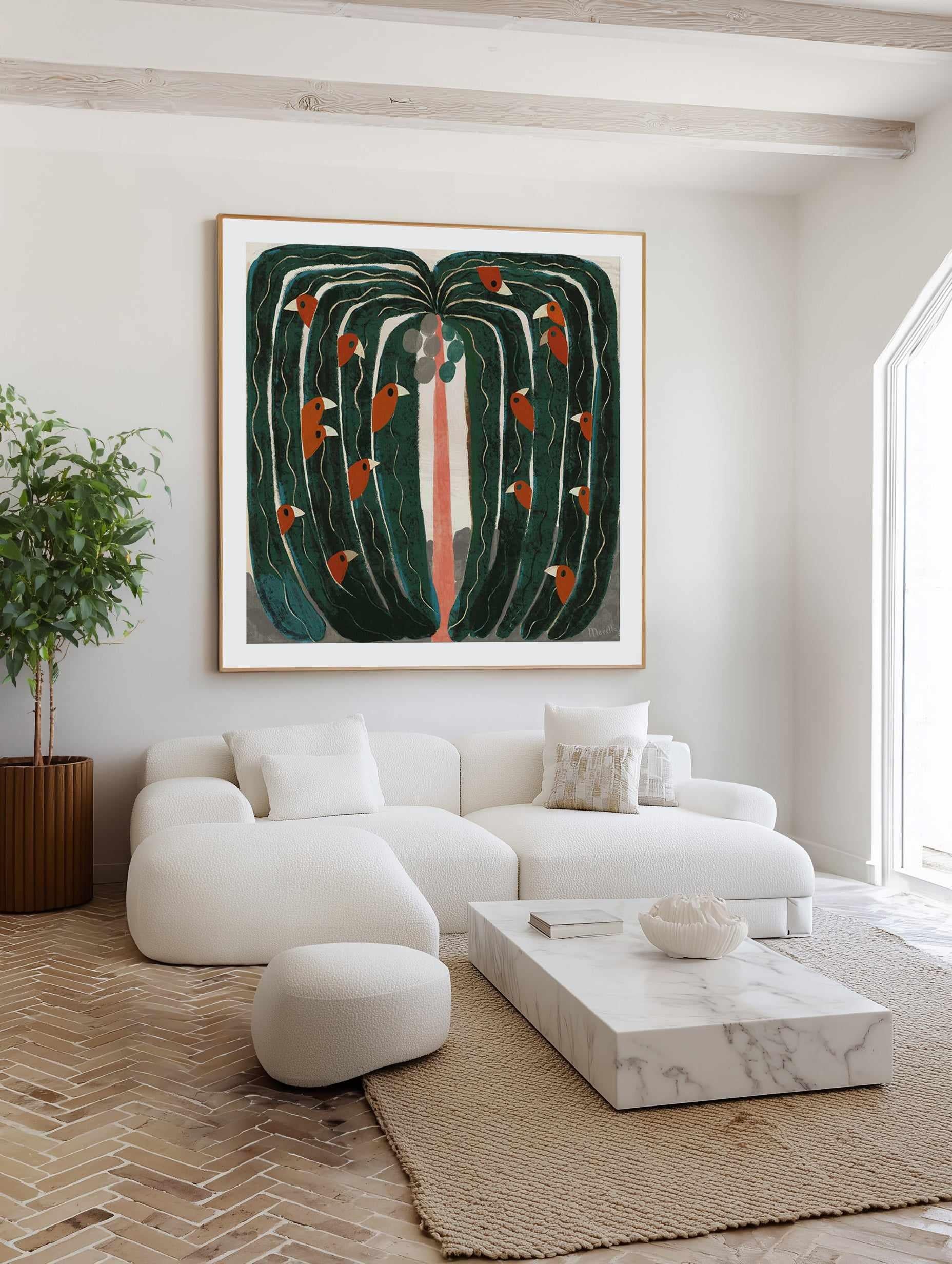 Tropical Tree by Marco Marella | Art Print from Olive et Oriel where you can shop wallpaper and artworks online