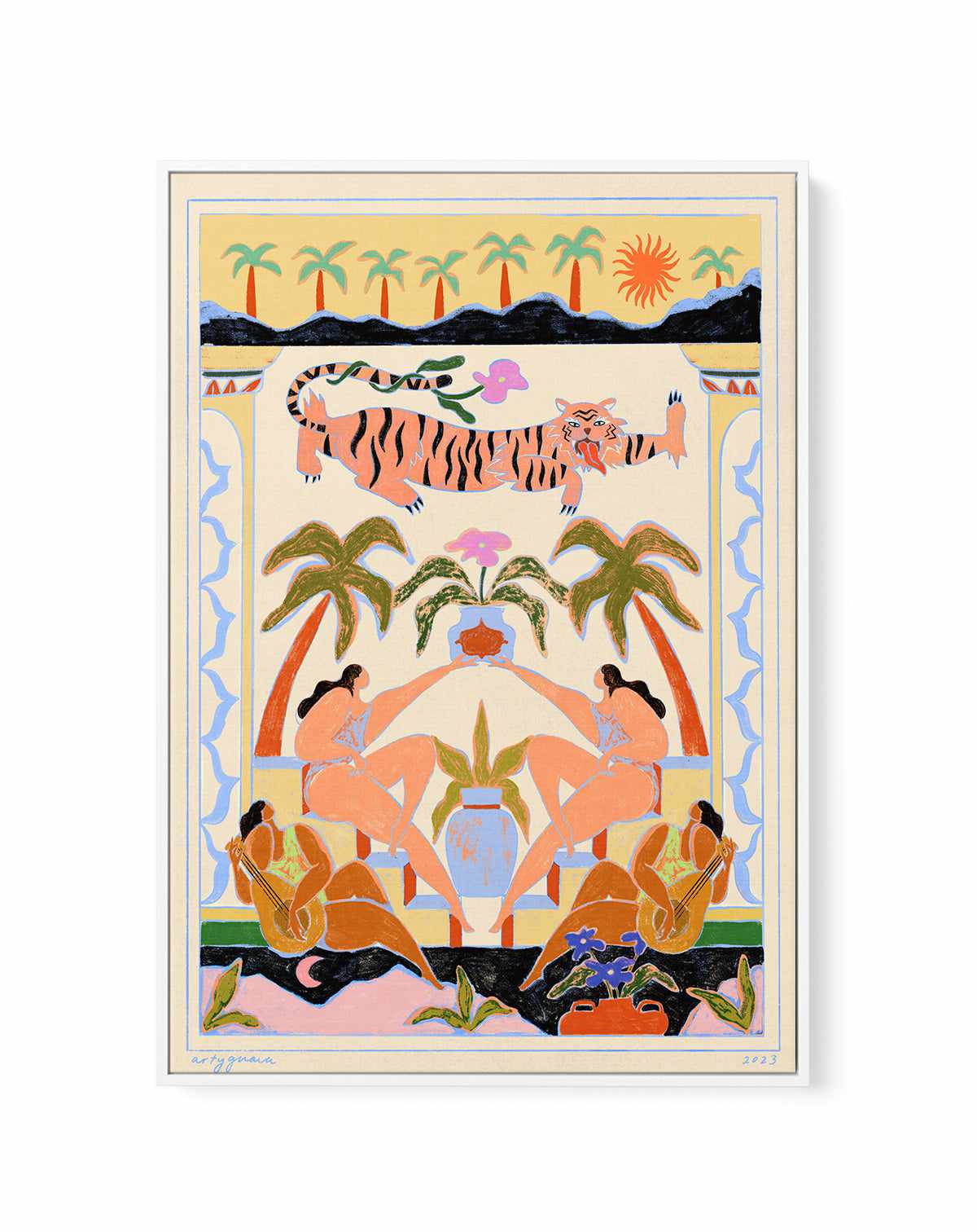 Tropicana by Arty Guava | Framed Canvas Art Print