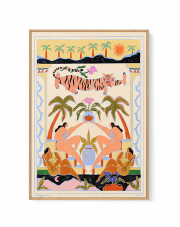Tropicana by Arty Guava | Framed Canvas Art Print from Olive et Oriel where you can shop wallpaper and artworks online