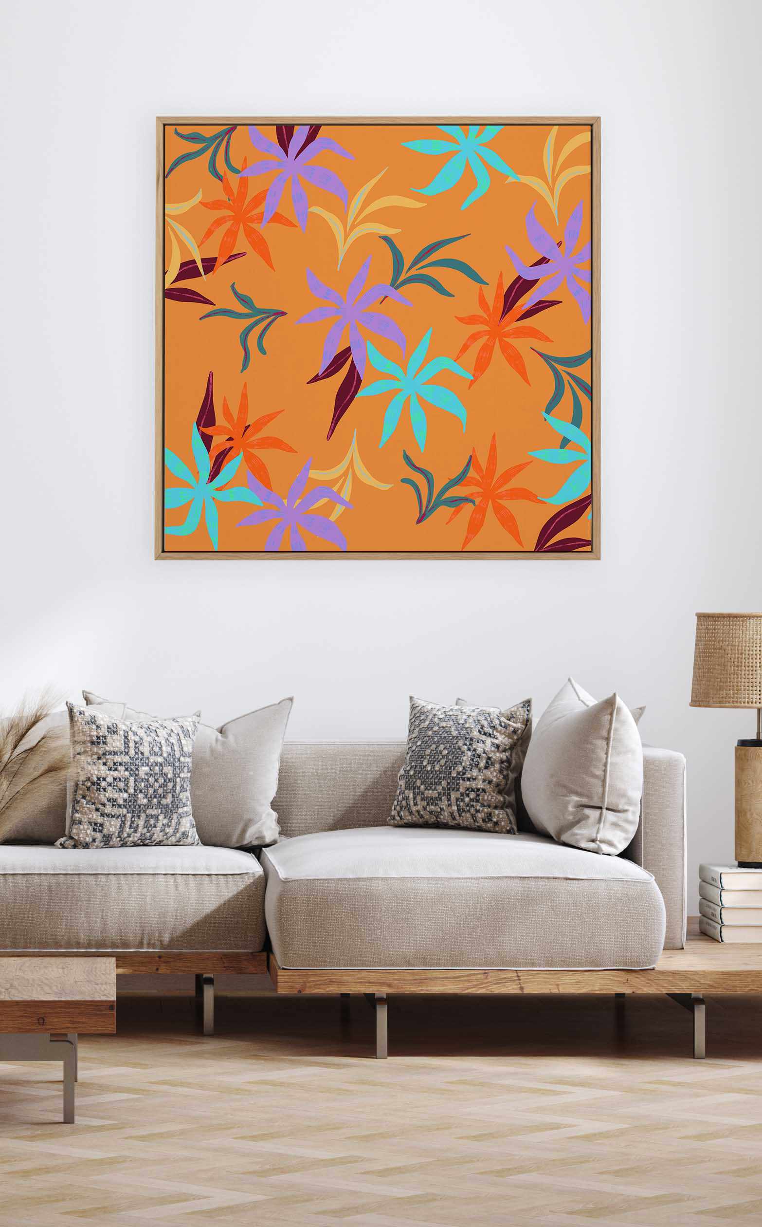 Tropicana II by Arty Guava | Framed Canvas Art Print