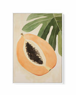 Tropicana Papaya | Framed Canvas Art Print