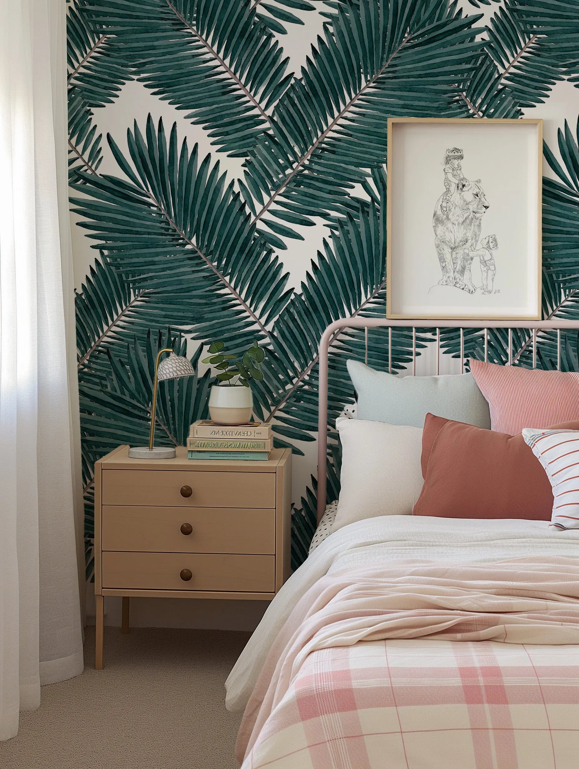 Tropicana Wallpaper from Olive et Oriel where you can shop wallpaper and artworks online