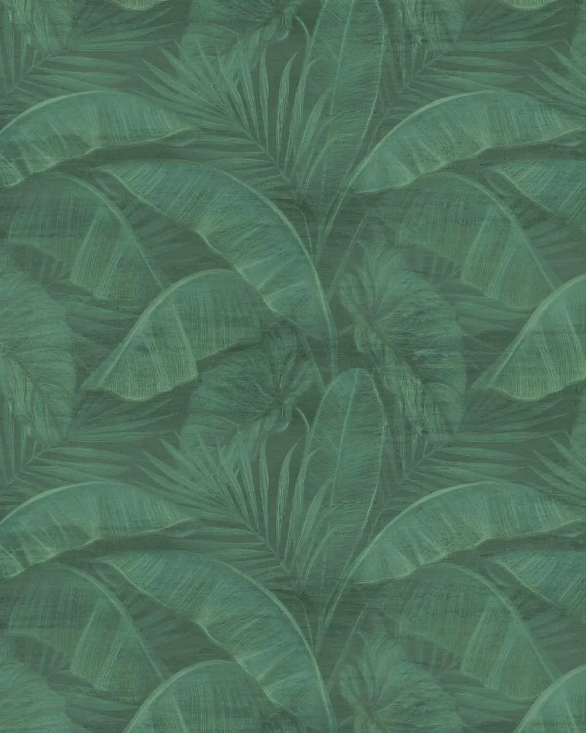 Tropics In Emerald Wallpaper from Olive et Oriel where you can shop wallpaper and artworks online