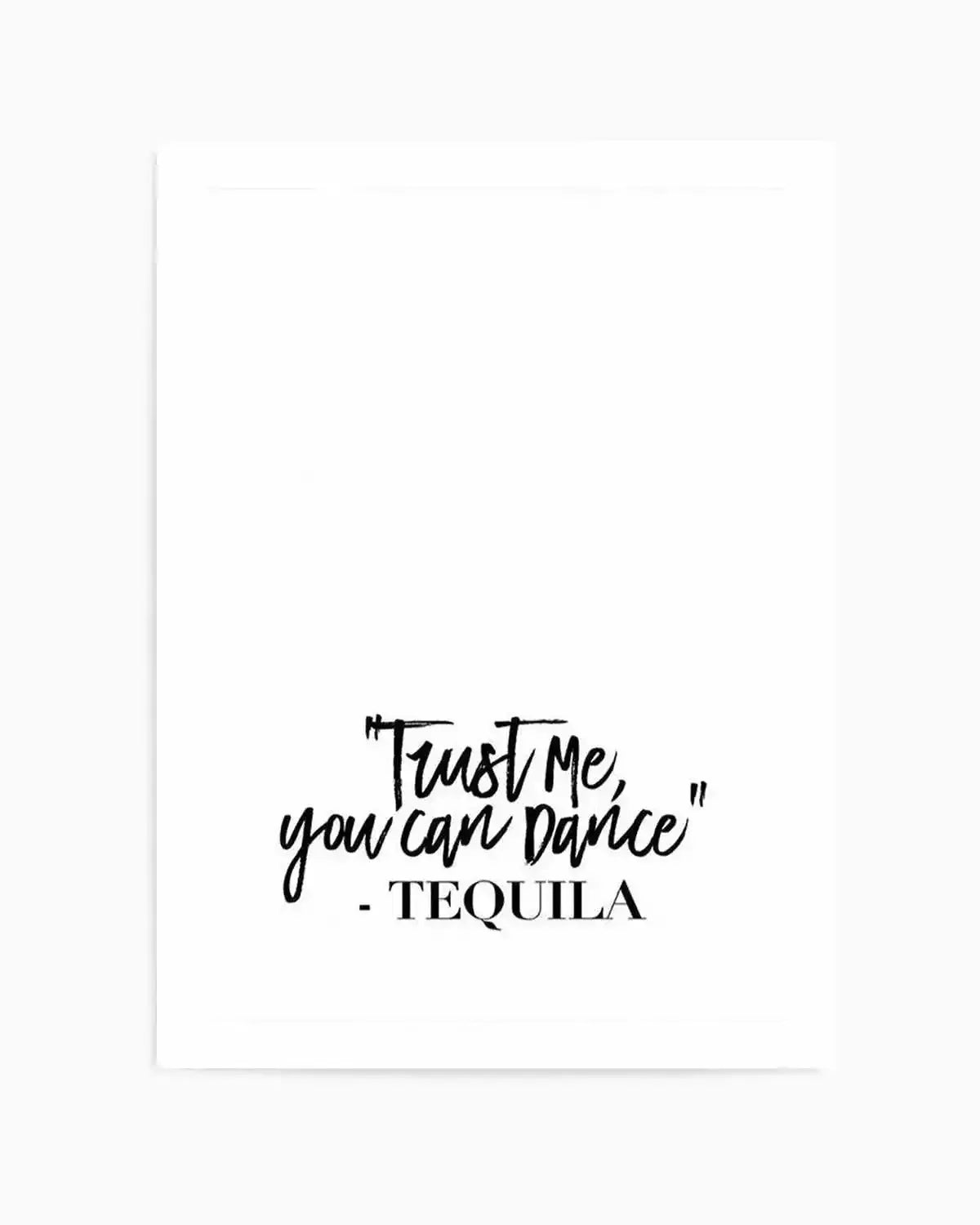 Trust me, you can dance Art Print from Olive et Oriel where you can shop wallpaper and artworks online