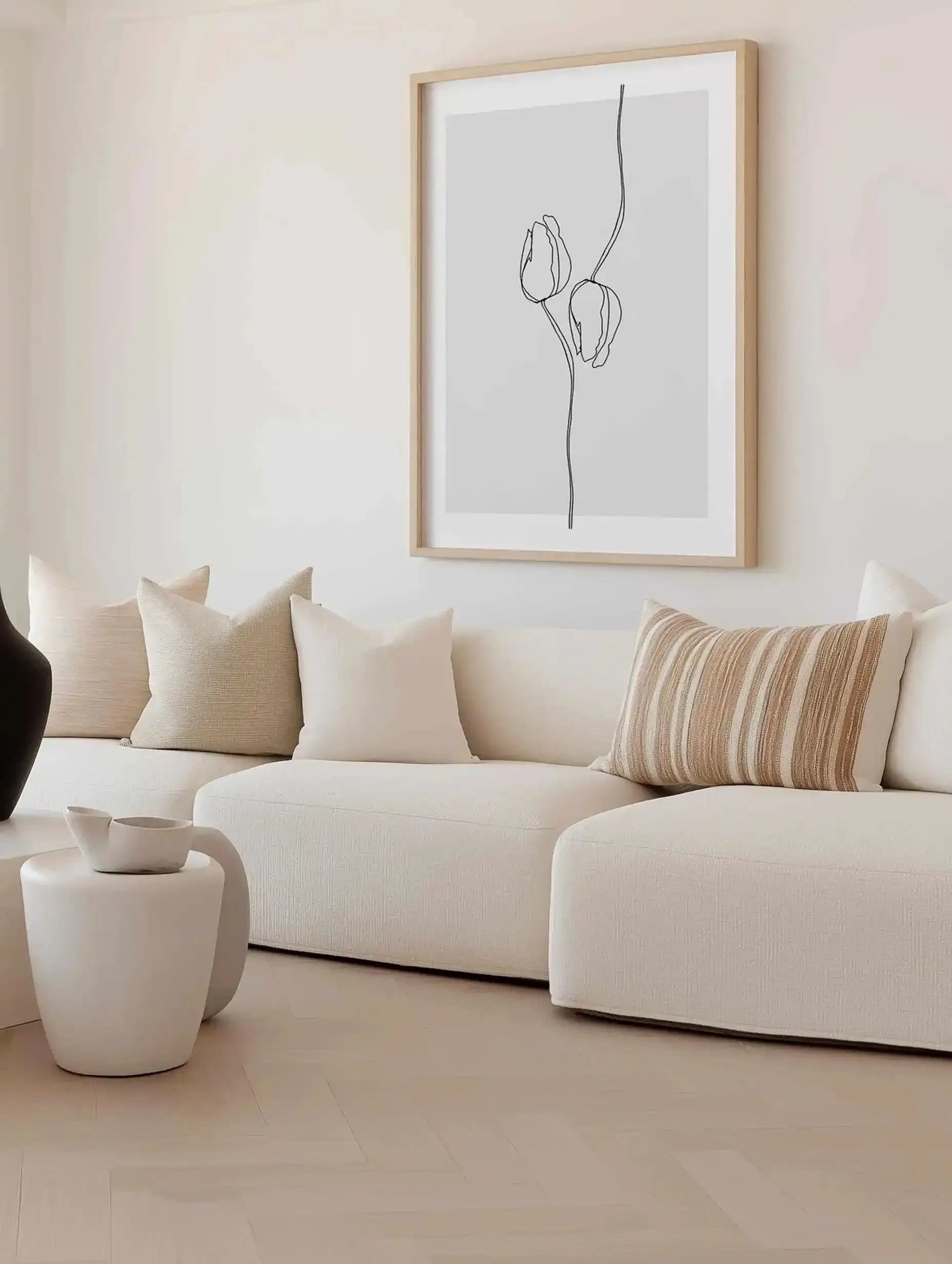 Tulip I | Illustration Art Print from Olive et Oriel where you can shop wallpaper and artworks online