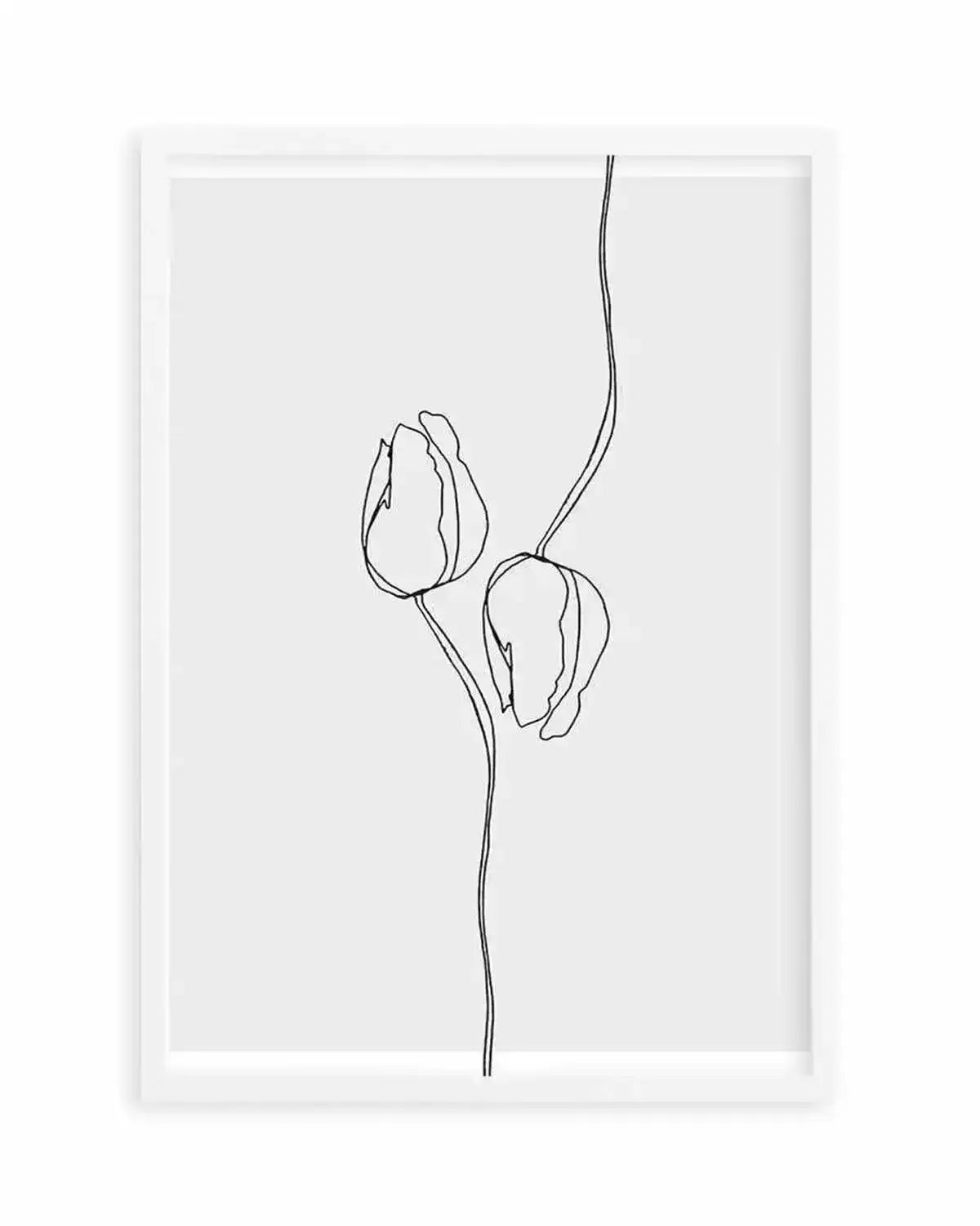 Tulip I | Illustration Art Print from Olive et Oriel where you can shop wallpaper and artworks online