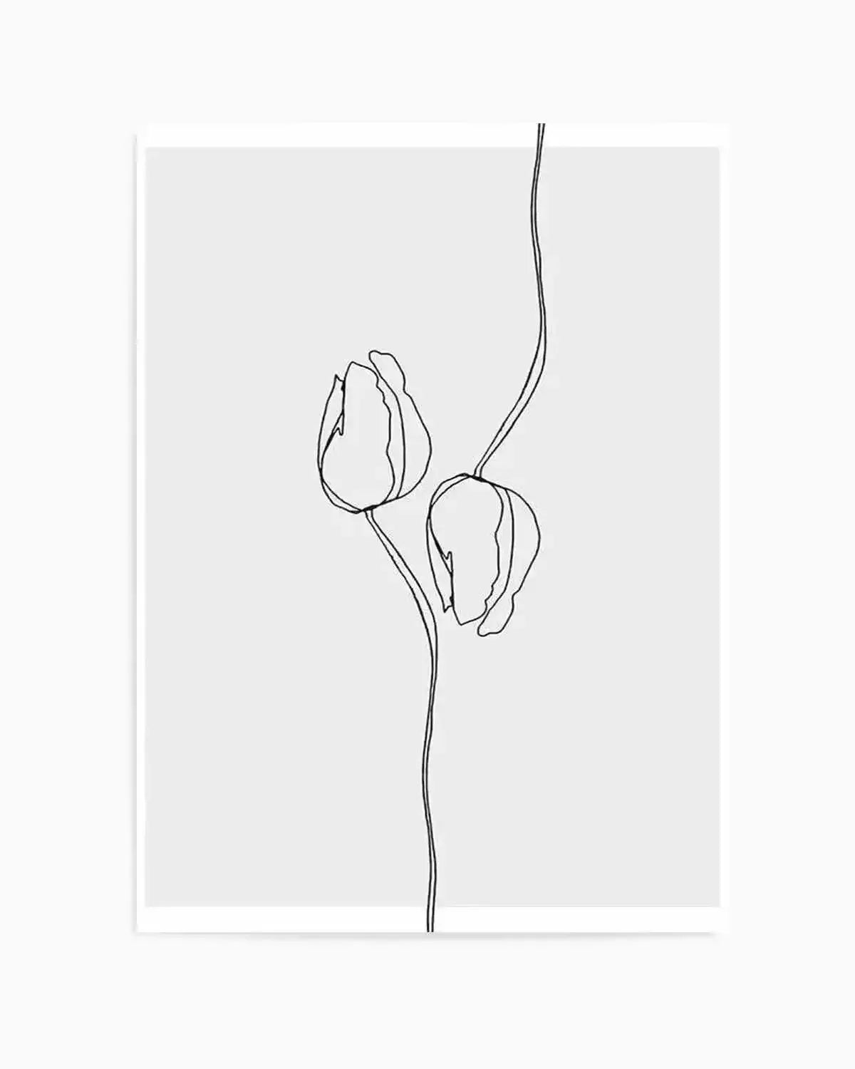 Tulip I | Illustration Art Print from Olive et Oriel where you can shop wallpaper and artworks online