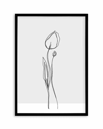 Tulip II | Illustration Art Print from Olive et Oriel where you can shop wallpaper and artworks online