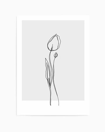 Tulip II | Illustration Art Print from Olive et Oriel where you can shop wallpaper and artworks online