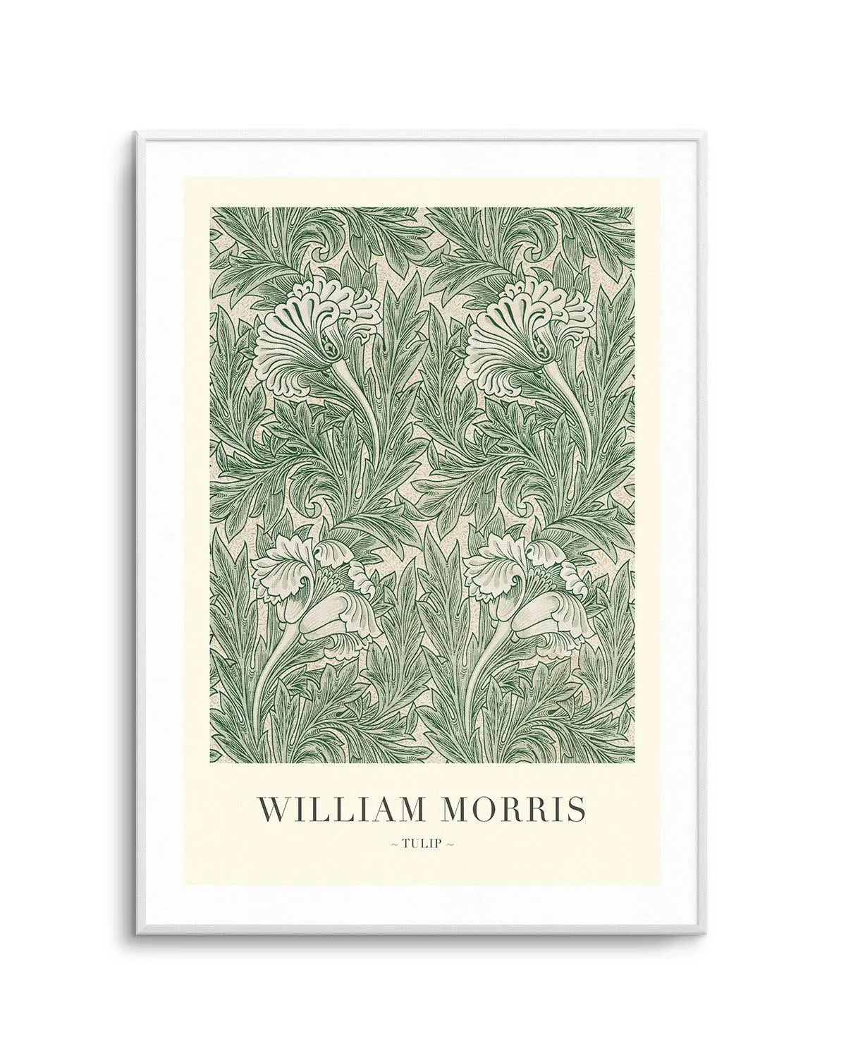Tulip by William Morris Art Print from Olive et Oriel where you can shop wallpaper and artworks online