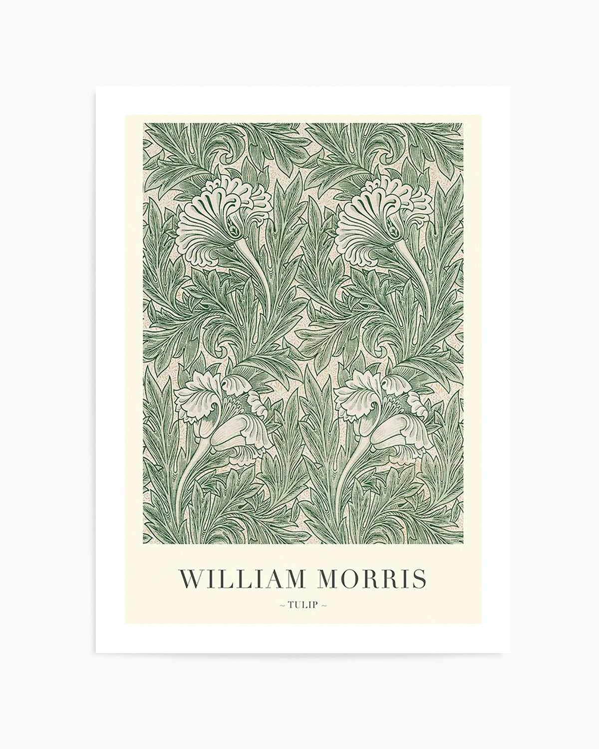 Tulip by William Morris Art Print