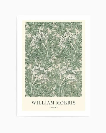 Tulip by William Morris Art Print from Olive et Oriel where you can shop wallpaper and artworks online