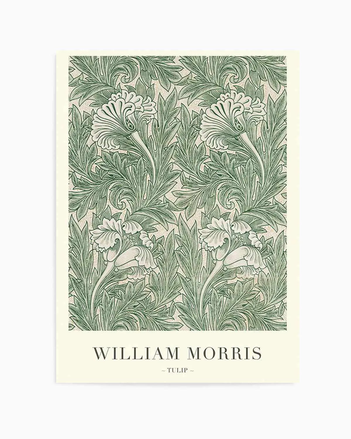 Tulip by William Morris Art Print from Olive et Oriel where you can shop wallpaper and artworks online