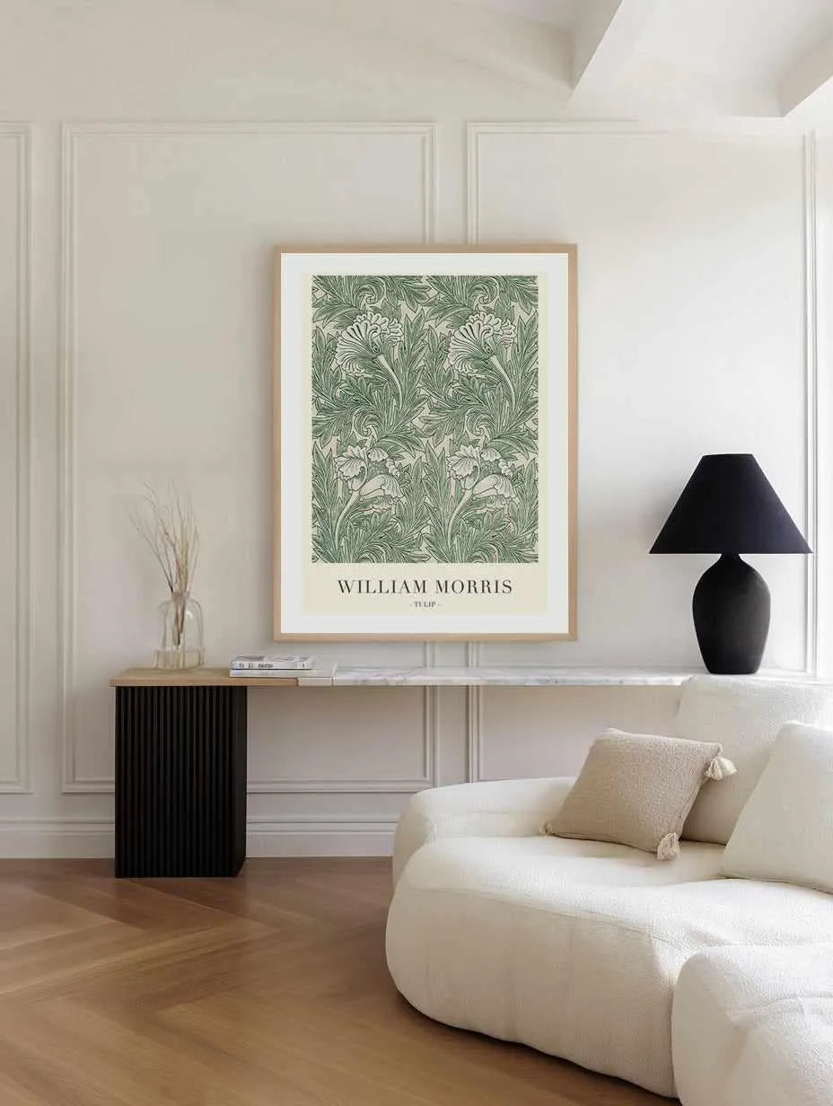 Tulip by William Morris Art Print from Olive et Oriel where you can shop wallpaper and artworks online