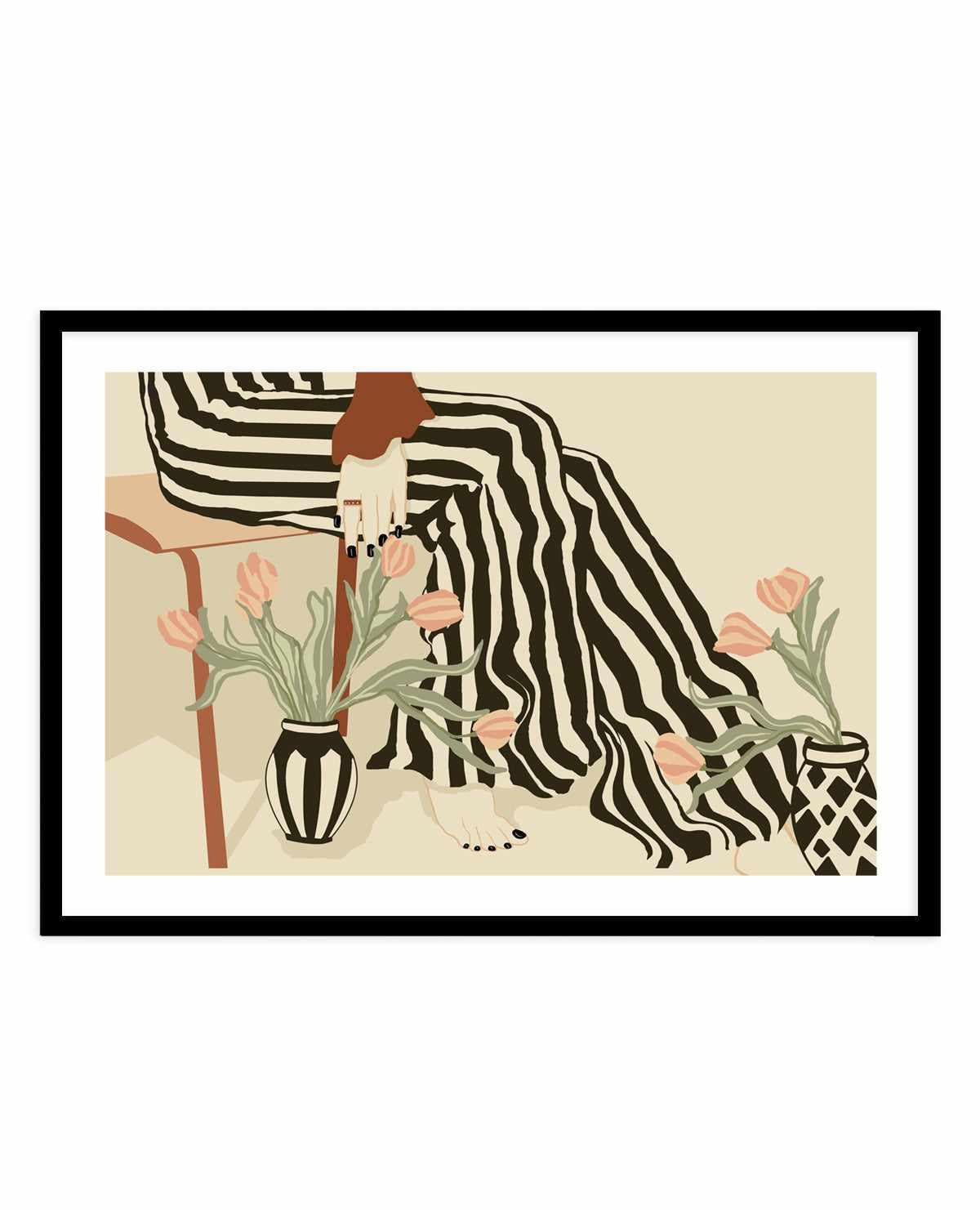 Tulips By My Feet by Sannel Larson | Art Print from Olive et Oriel where you can shop wallpaper and artworks online