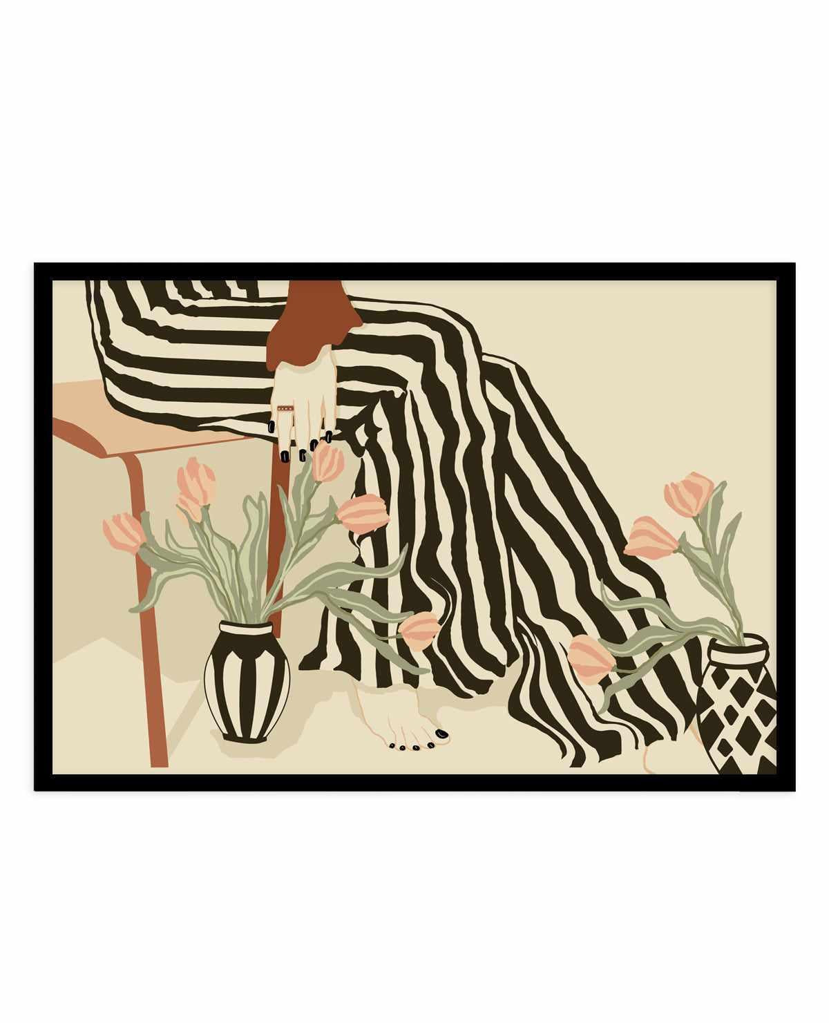 Tulips By My Feet by Sannel Larson | Art Print from Olive et Oriel where you can shop wallpaper and artworks online