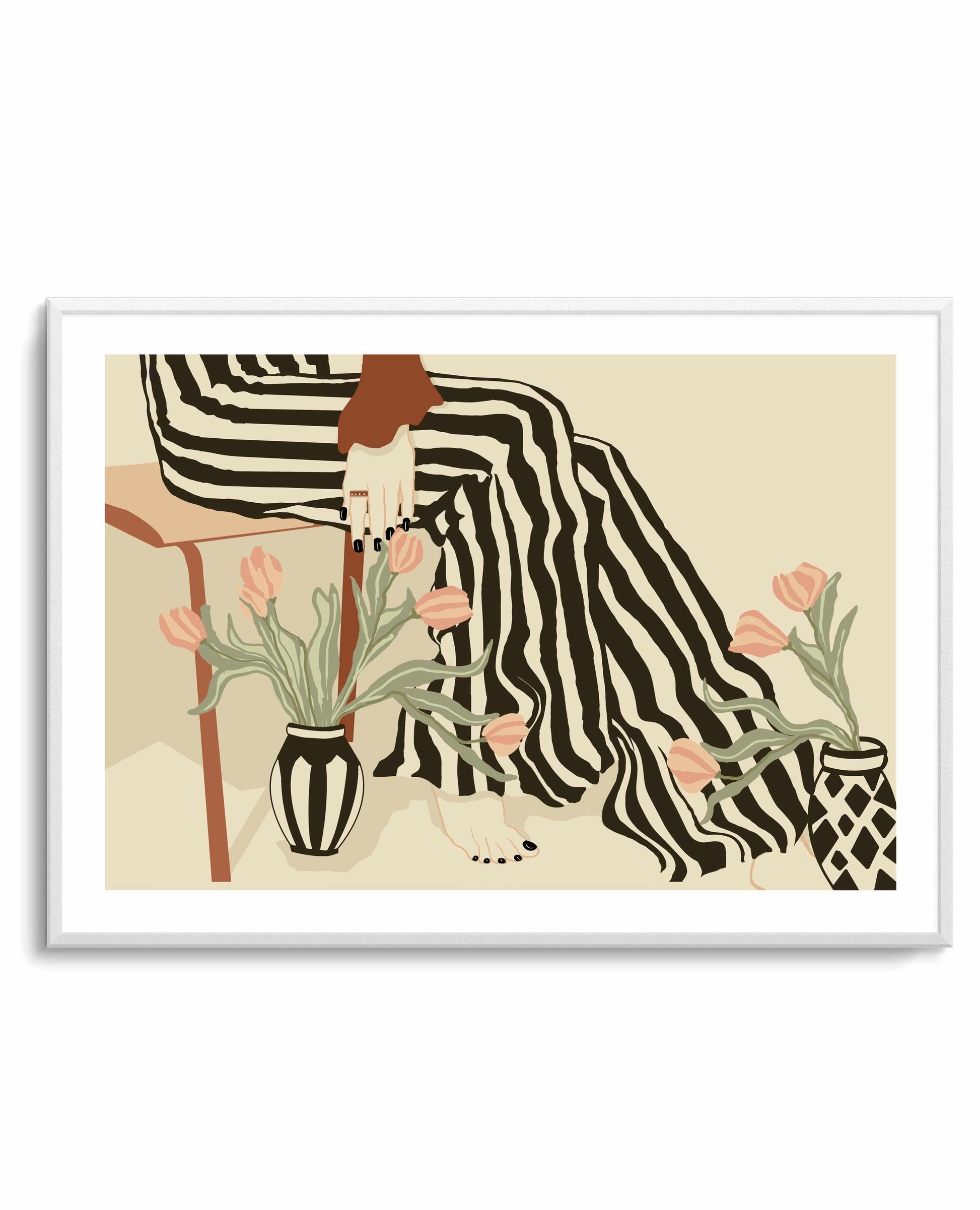 Tulips By My Feet by Sannel Larson | Art Print from Olive et Oriel where you can shop wallpaper and artworks online