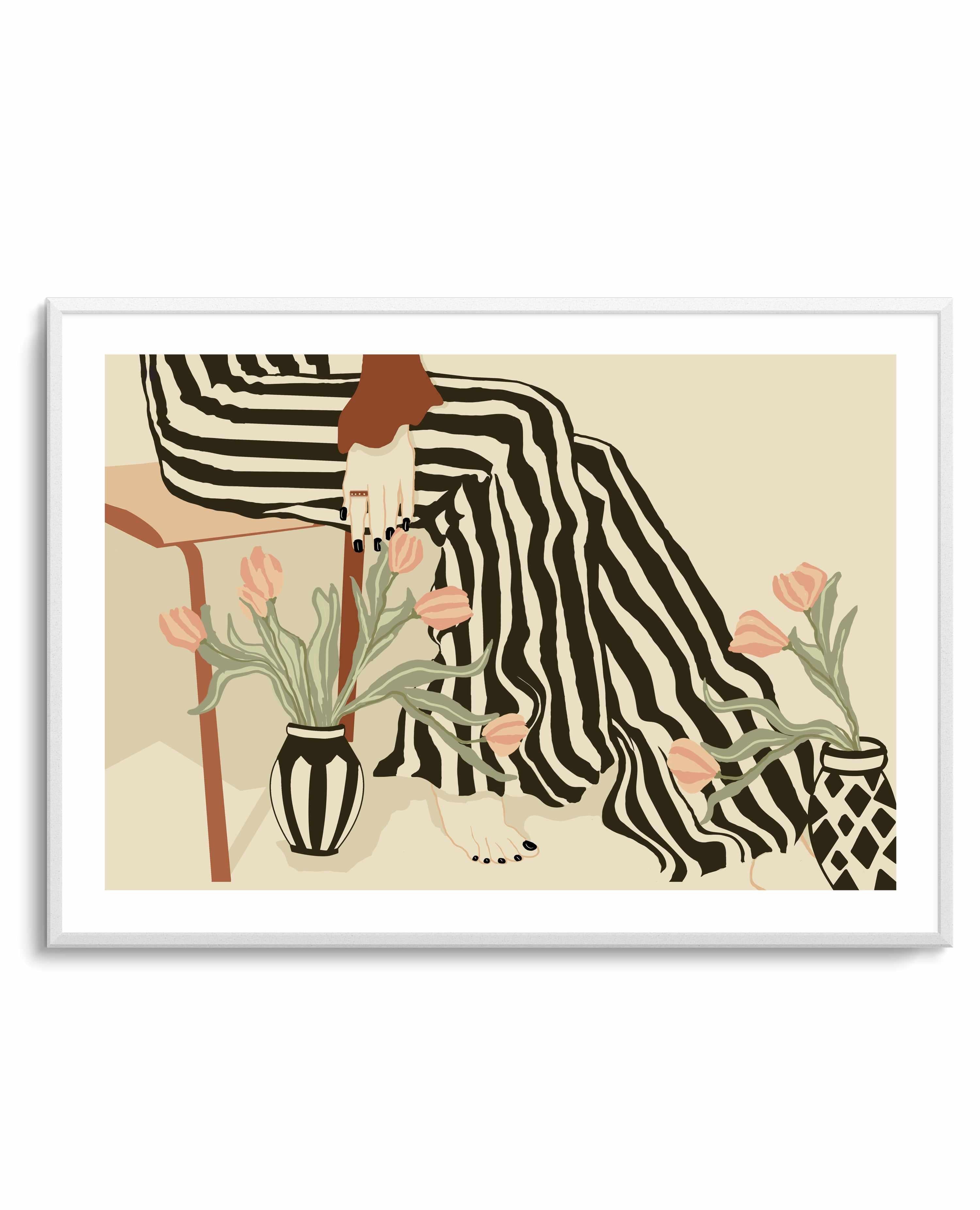 Tulips By My Feet by Sannel Larson | Art Print from Olive et Oriel where you can shop wallpaper and artworks online