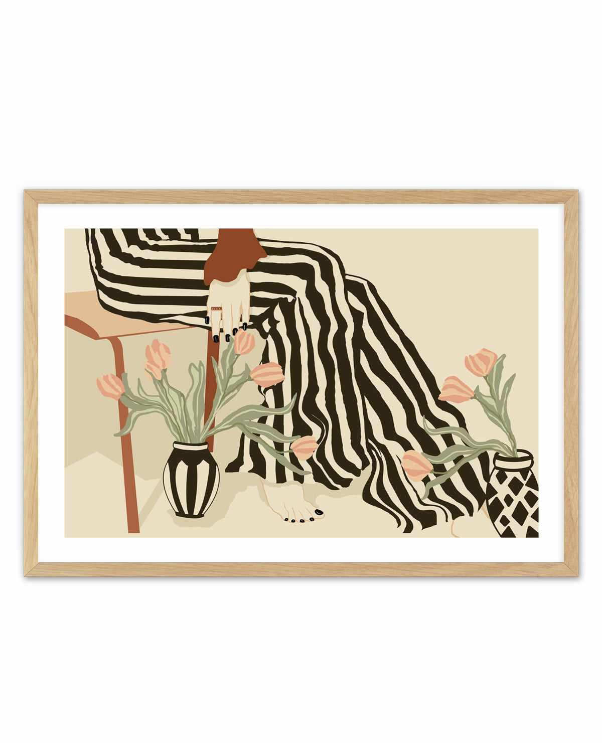 Tulips By My Feet by Sannel Larson | Art Print from Olive et Oriel where you can shop wallpaper and artworks online