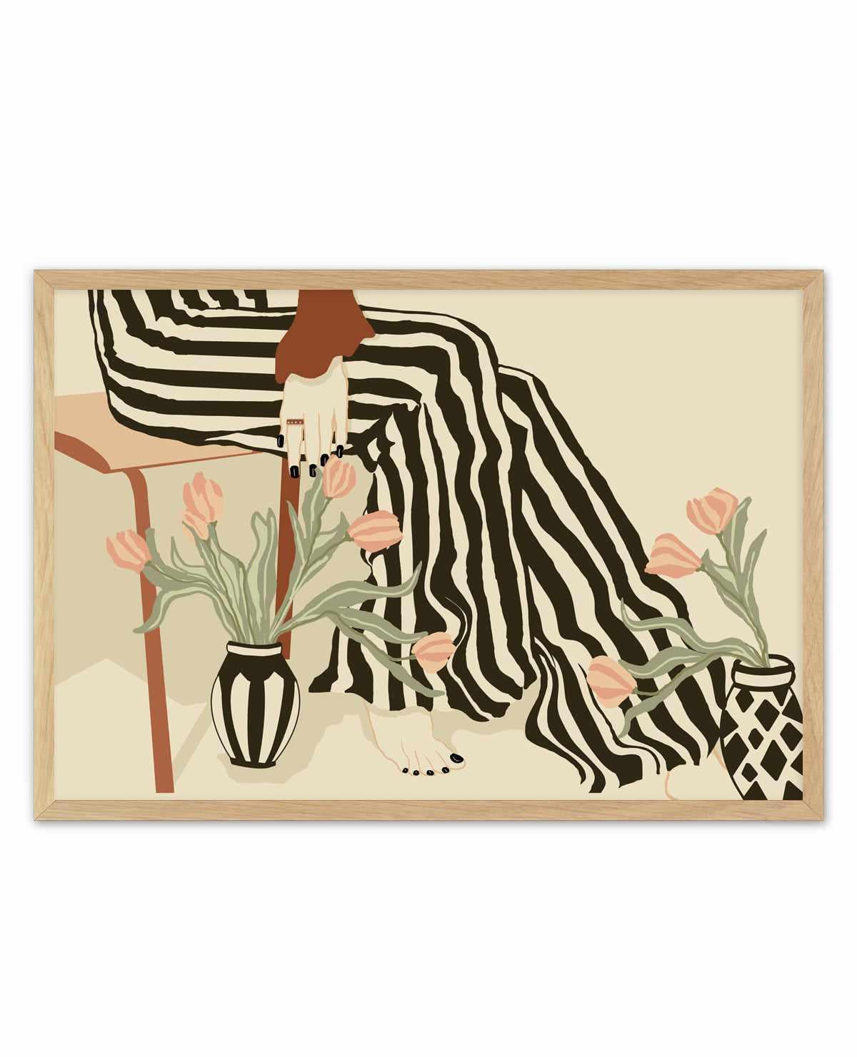 Tulips By My Feet by Sannel Larson | Art Print from Olive et Oriel where you can shop wallpaper and artworks online