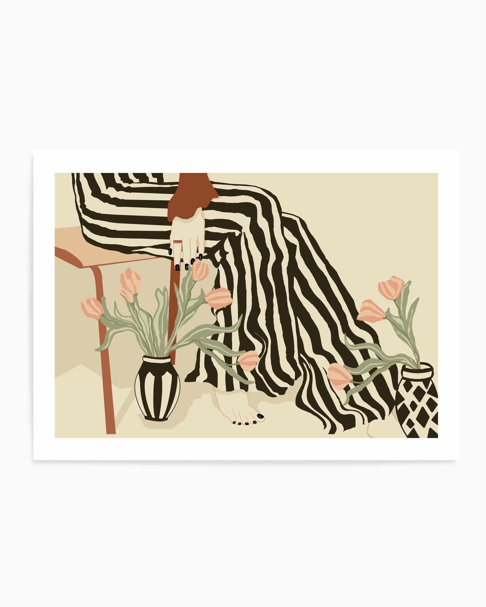 Tulips By My Feet by Sannel Larson | Art Print from Olive et Oriel where you can shop wallpaper and artworks online