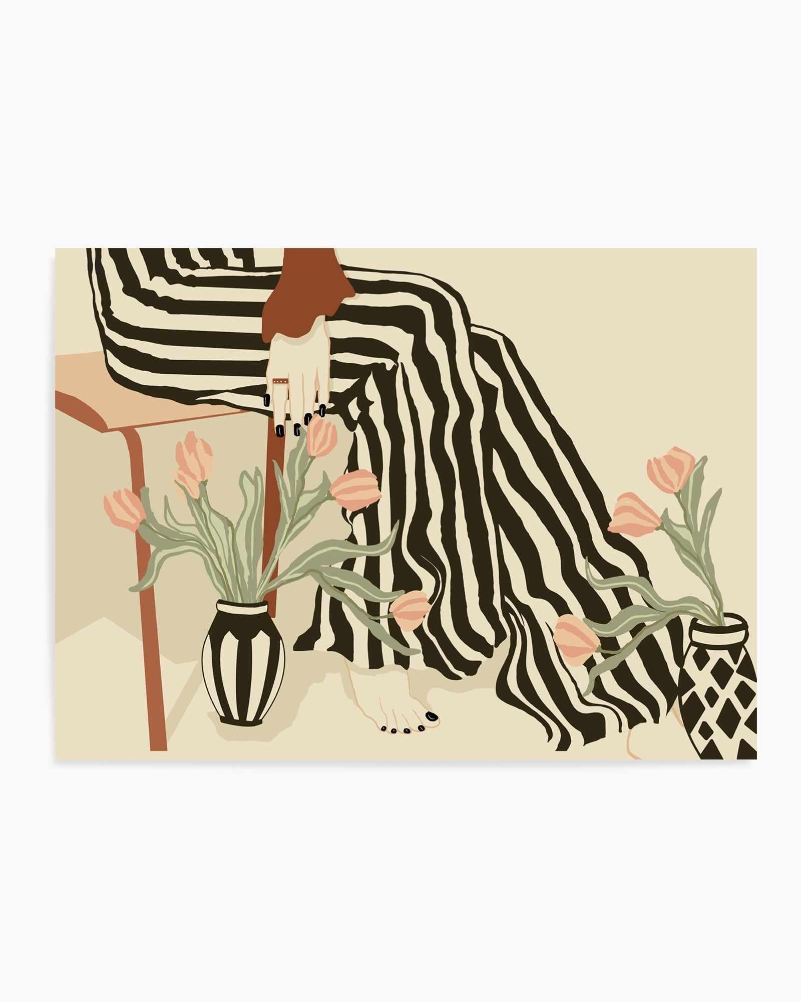 Tulips By My Feet by Sannel Larson | Art Print from Olive et Oriel where you can shop wallpaper and artworks online