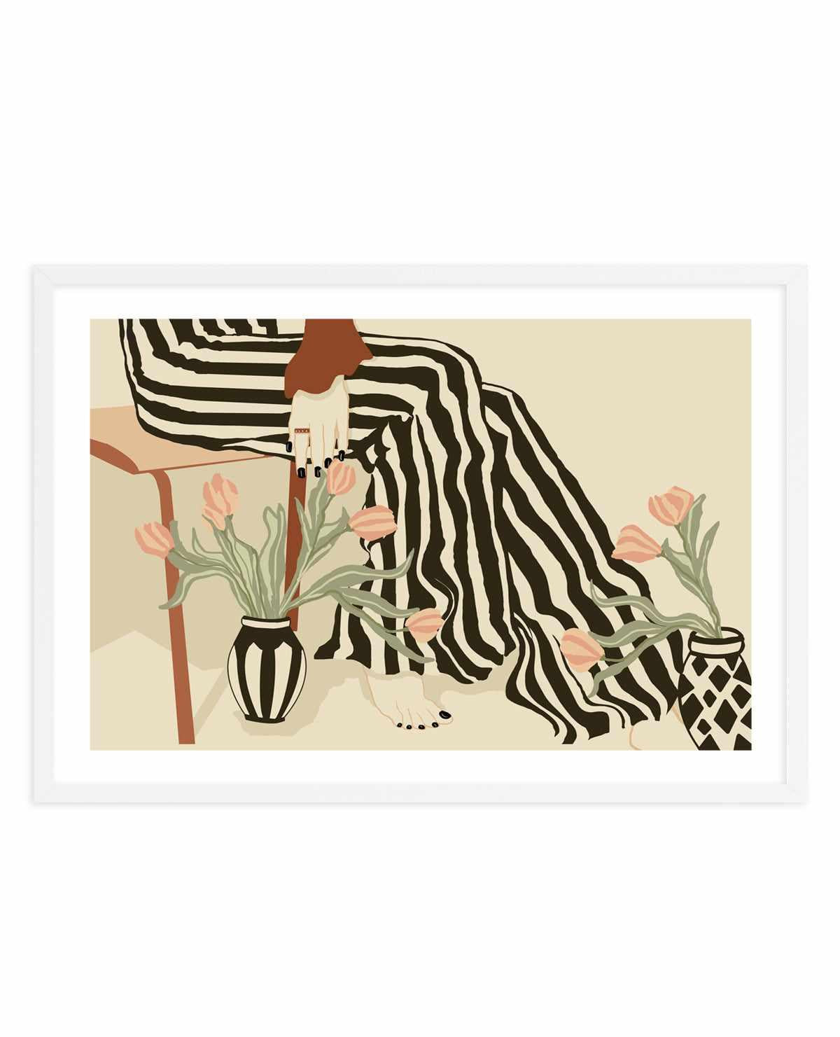 Tulips By My Feet by Sannel Larson | Art Print from Olive et Oriel where you can shop wallpaper and artworks online