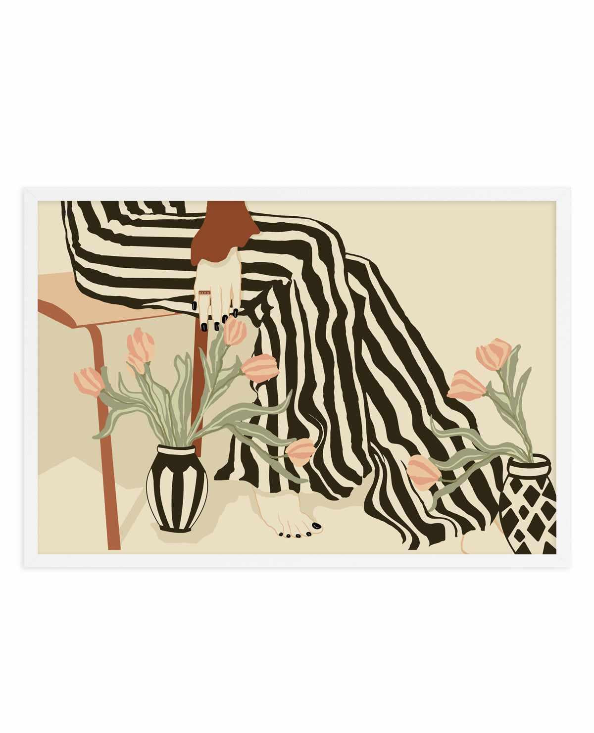 Tulips By My Feet by Sannel Larson | Art Print from Olive et Oriel where you can shop wallpaper and artworks online