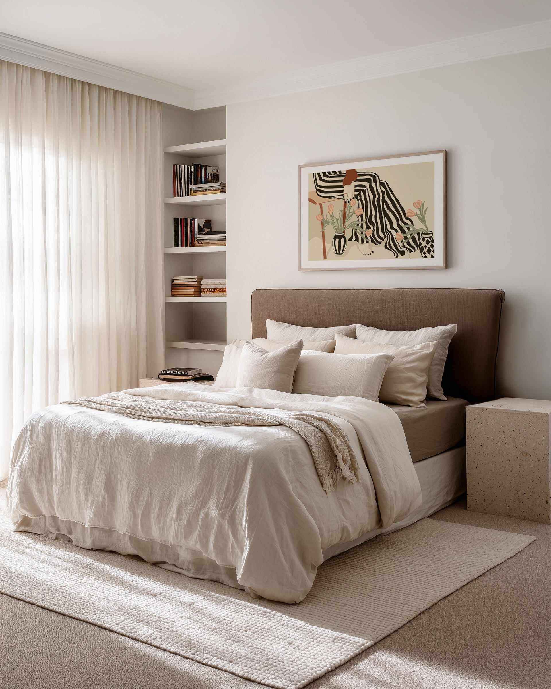 Tulips By My Feet by Sannel Larson | Art Print from Olive et Oriel where you can shop wallpaper and artworks online