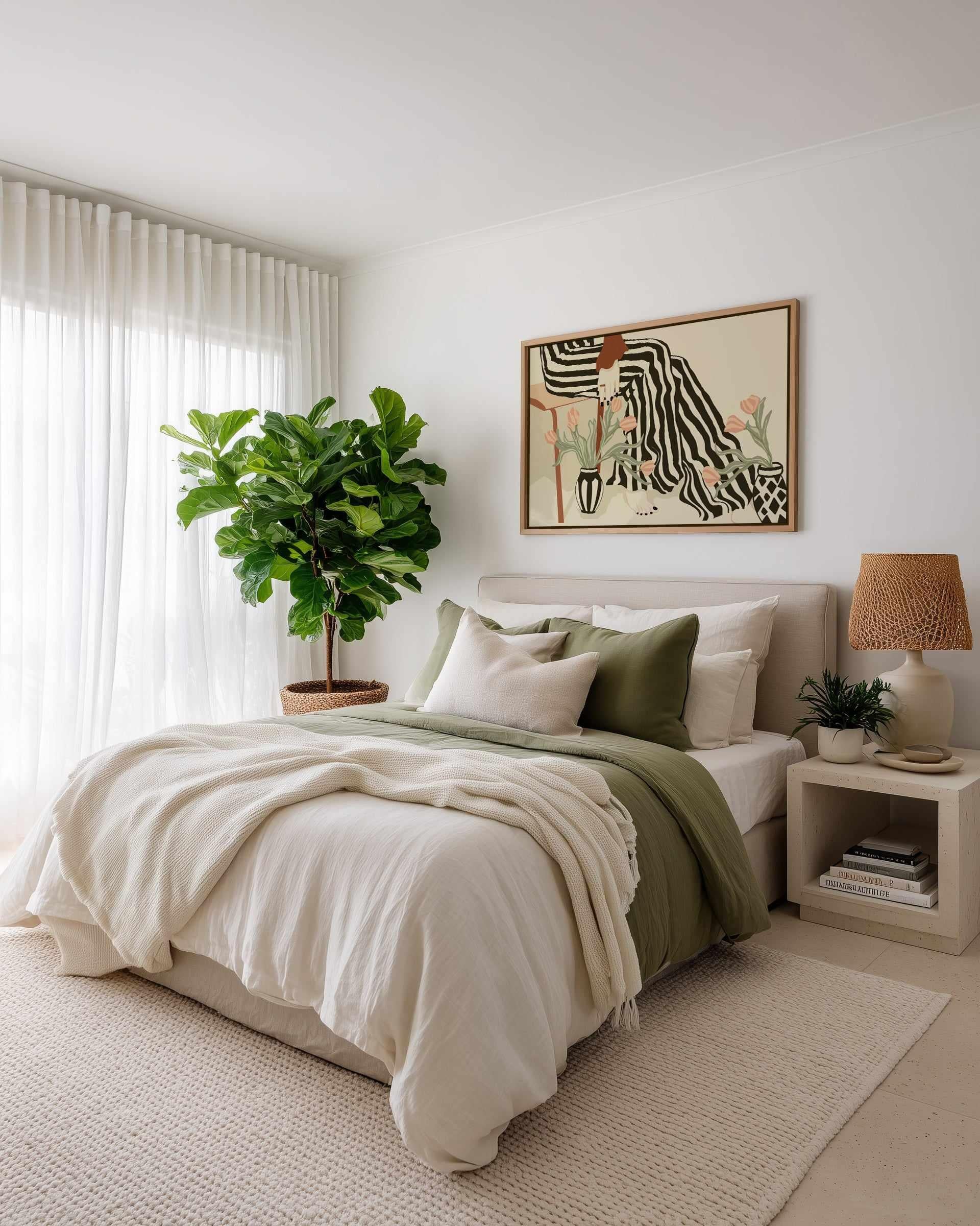 Tulips By My Feet by Sannel Larson | Framed Canvas Art Print from Olive et Oriel where you can shop wallpaper and artworks online