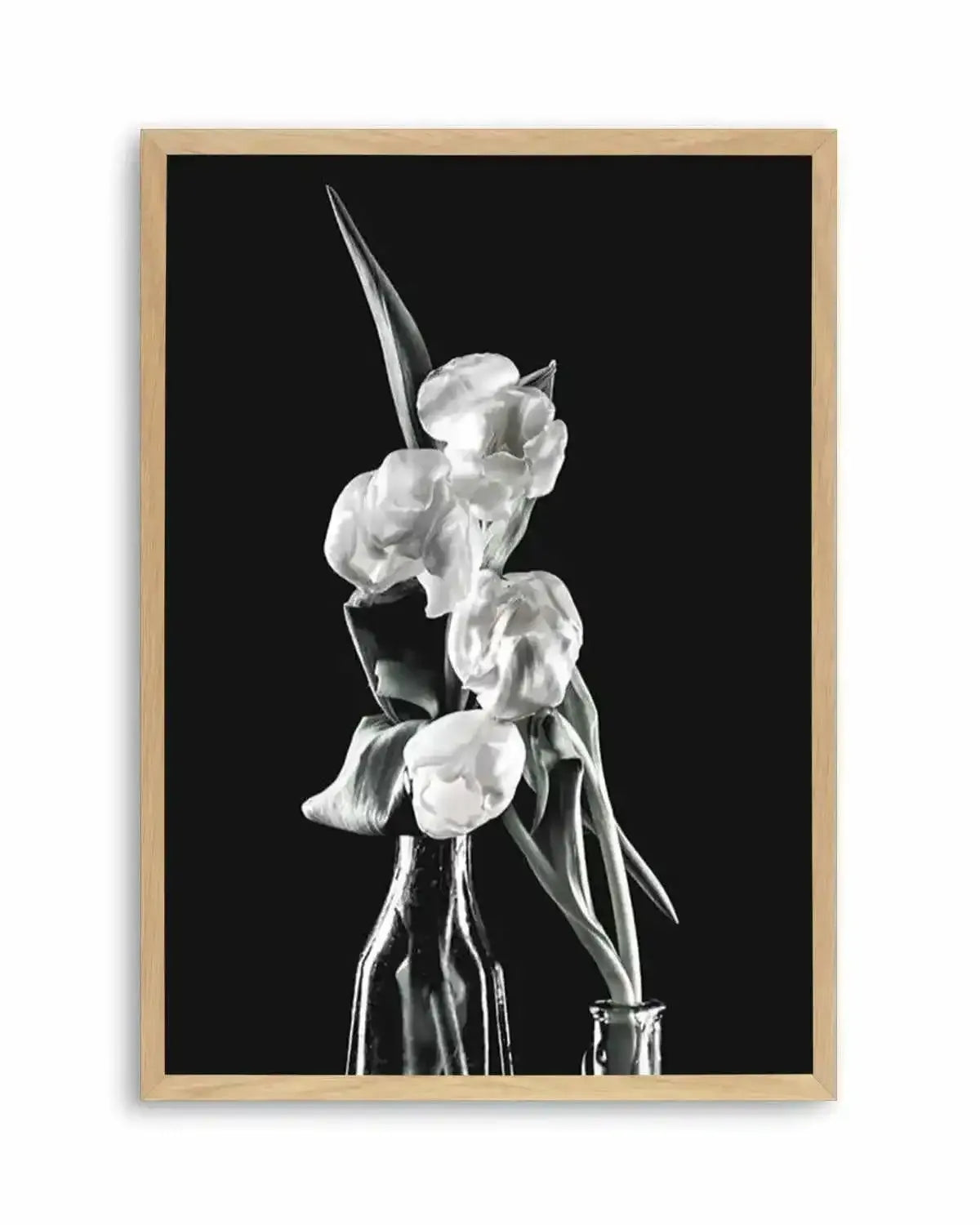 Tulips on Black II Art Print from Olive et Oriel where you can shop wallpaper and artworks online