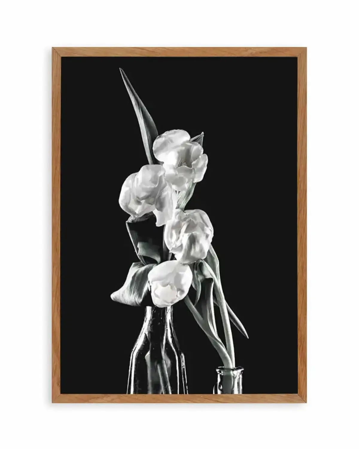 Tulips on Black II Art Print from Olive et Oriel where you can shop wallpaper and artworks online