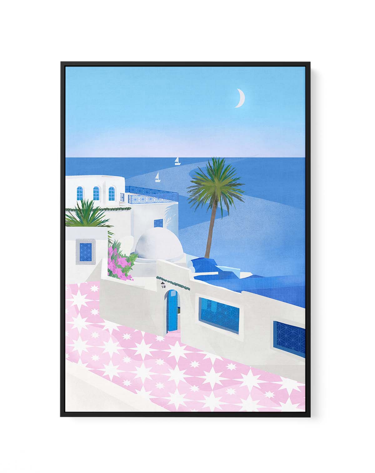 Tunis By Petra Lizde | Framed Canvas Art Print