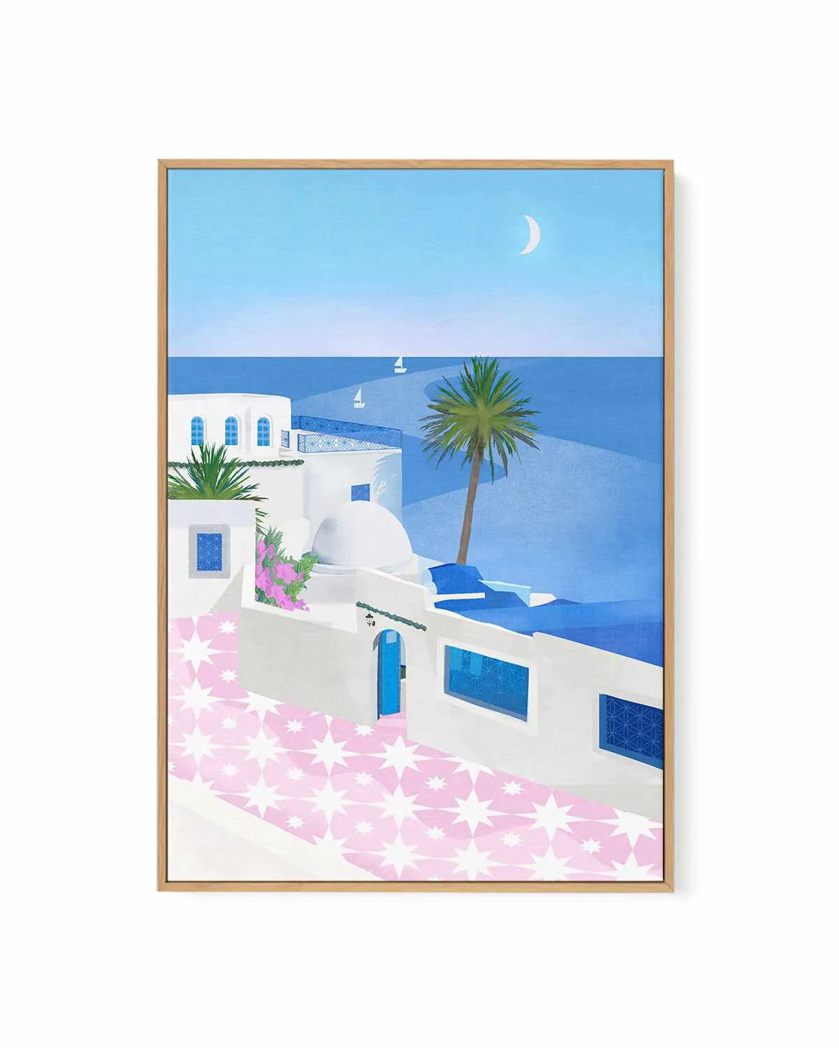 Tunisia by Petra Lizde | Framed Canvas Art Print from Olive et Oriel where you can shop wallpaper and artworks online
