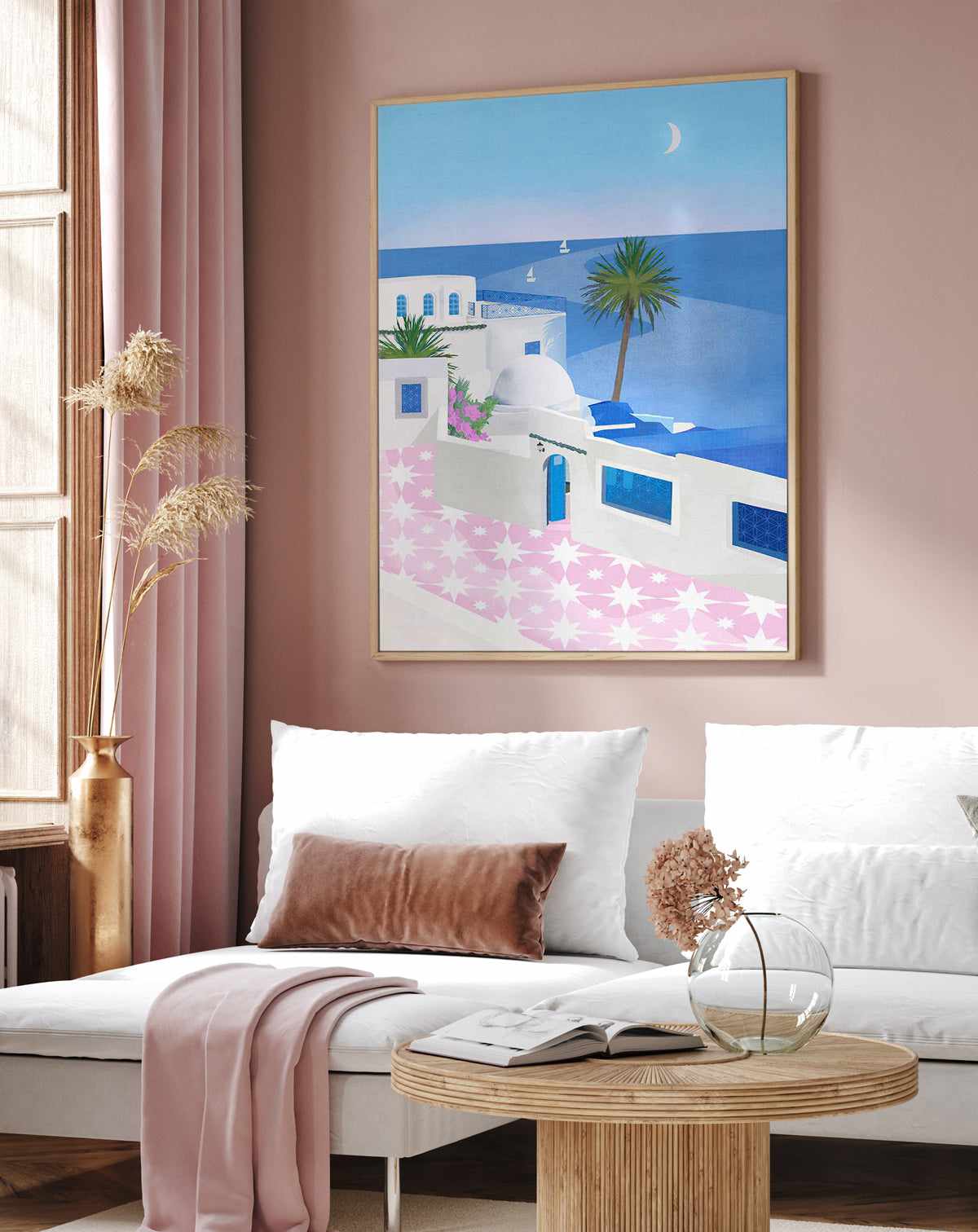 Tunisia by Petra Lizde | Framed Canvas Art Print