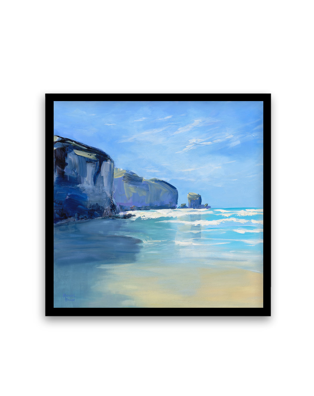 Tunnel Beach New Zealand by Meredith Howse | Art Print