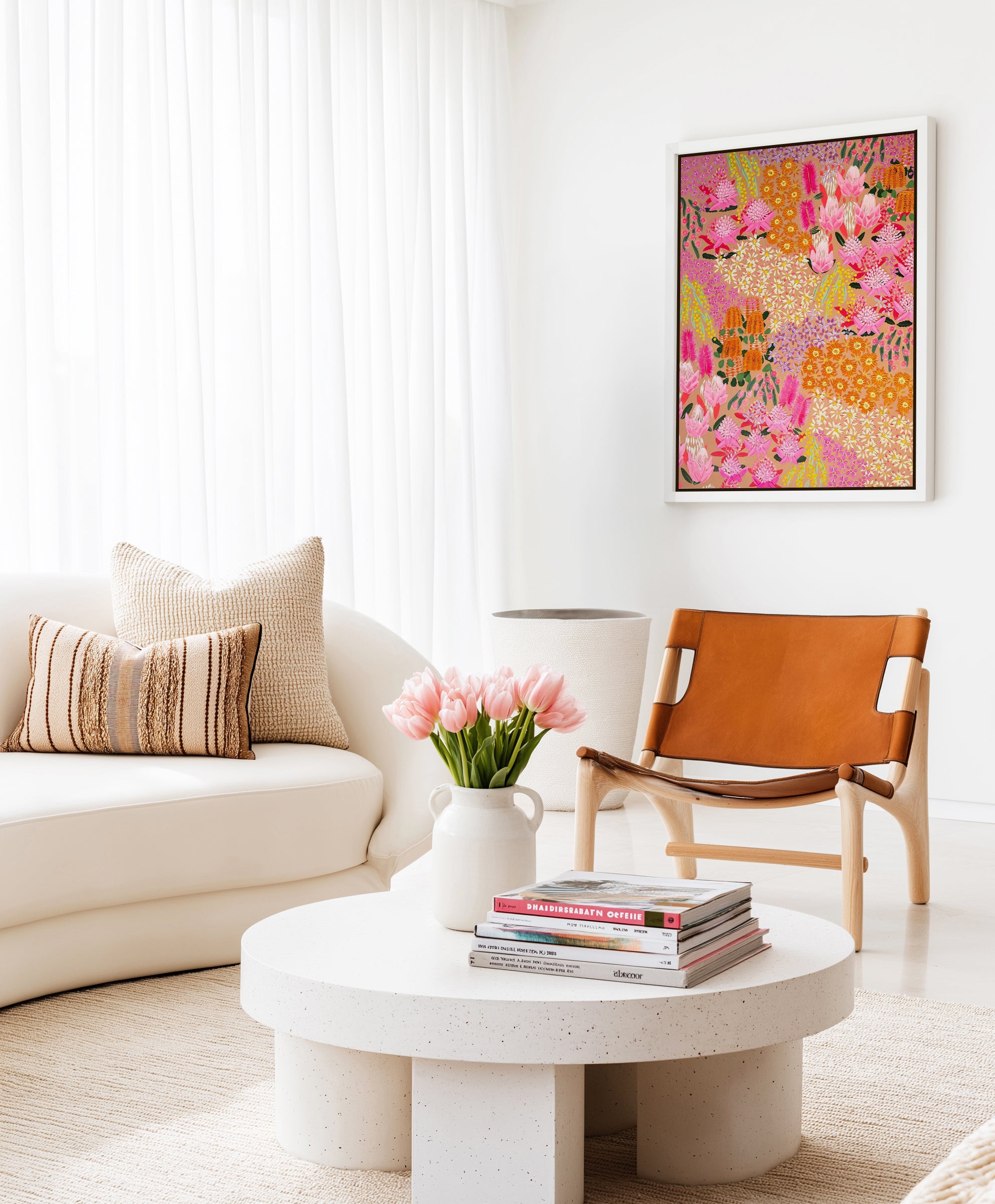 Turkish Delight by Alex Mason | Framed Canvas Art Print from Olive et Oriel where you can shop wallpaper and artworks online