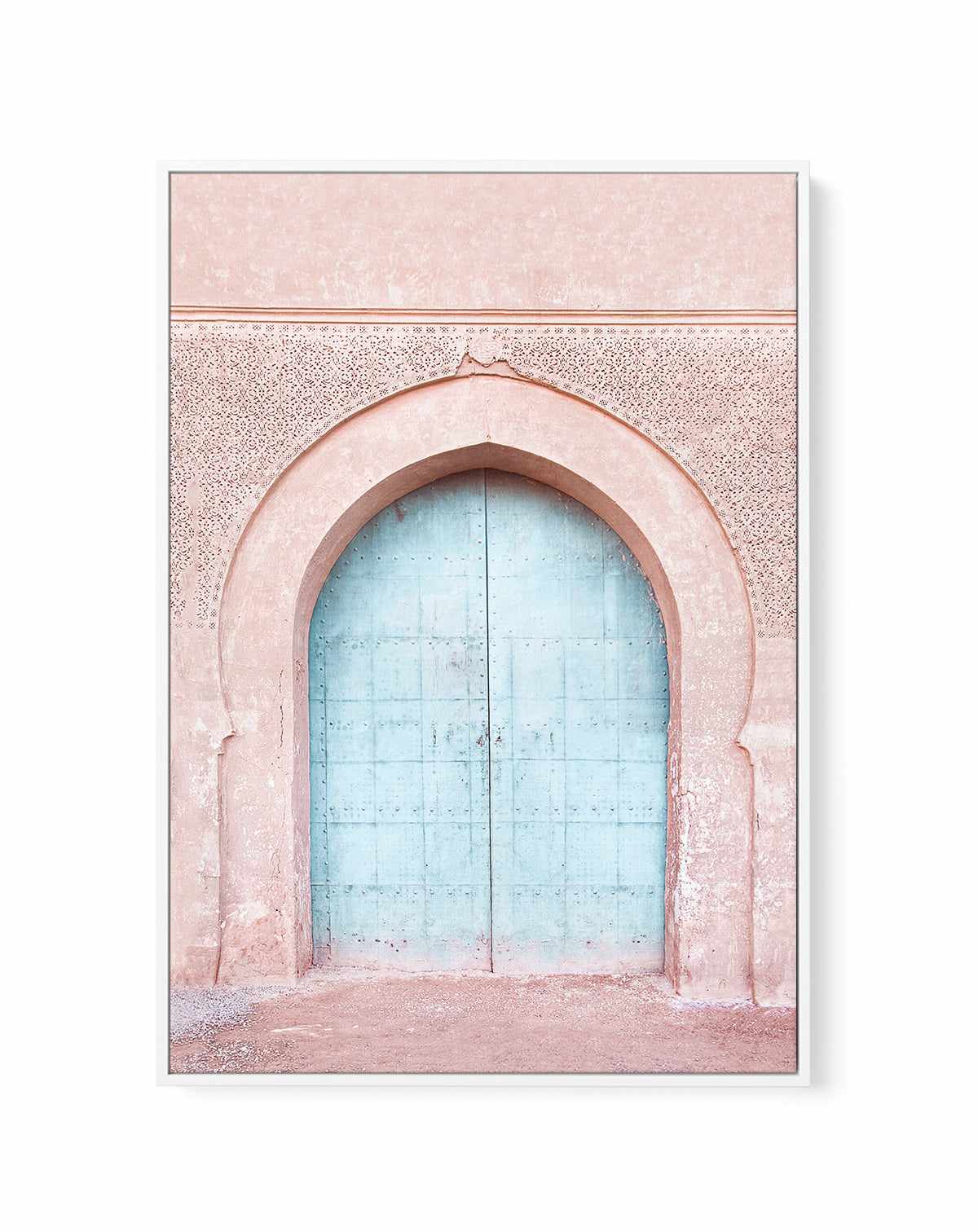 Turquoise Door by Kathrine Pienaar | Framed Canvas Art Print