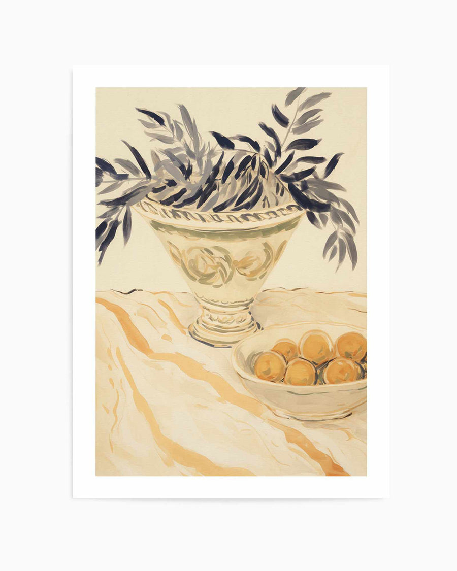 Tuscan Mornings No I | Art Print from Olive et Oriel where you can shop wallpaper and artworks online