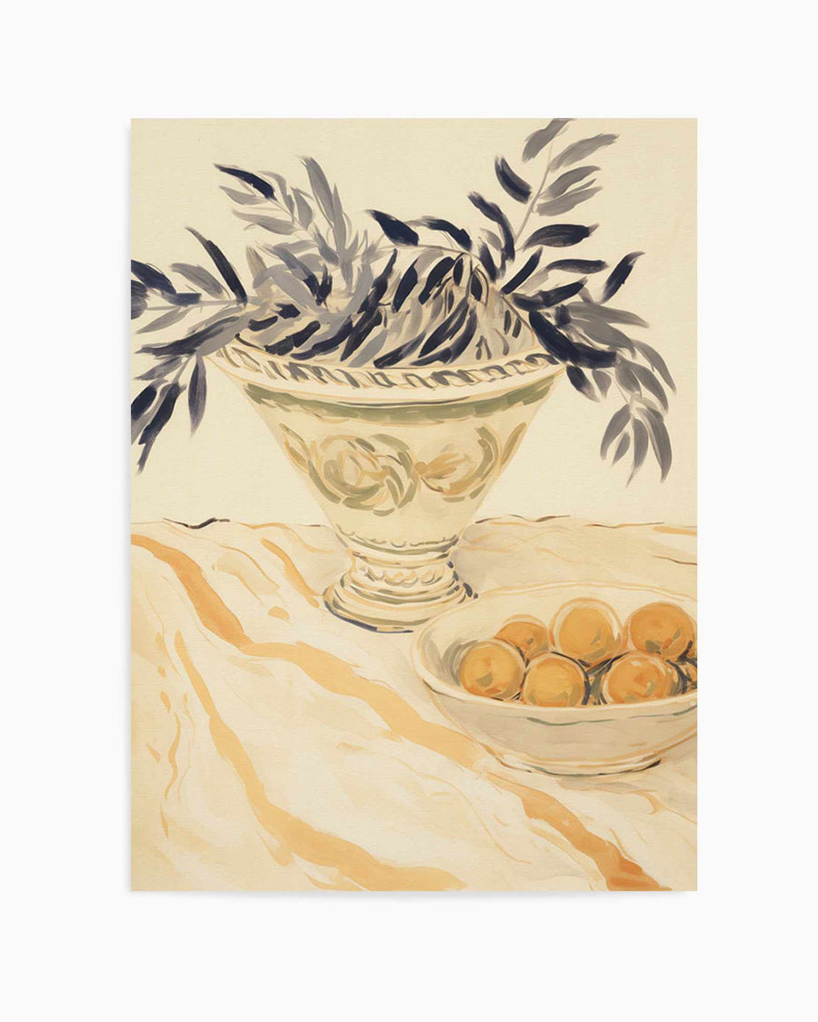 Tuscan Mornings No I | Art Print from Olive et Oriel where you can shop wallpaper and artworks online