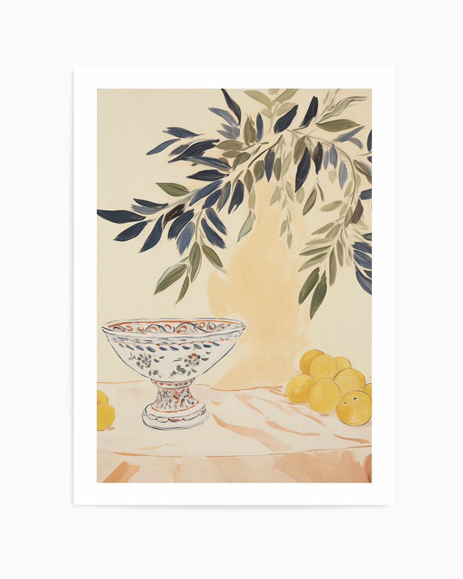 Tuscan Mornings No II | Art Print from Olive et Oriel where you can shop wallpaper and artworks online